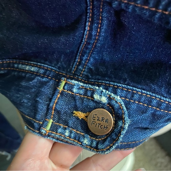 Erza Fitch - Vintage Jean Jacket Faux Fur Collar - Picture 10 of 16